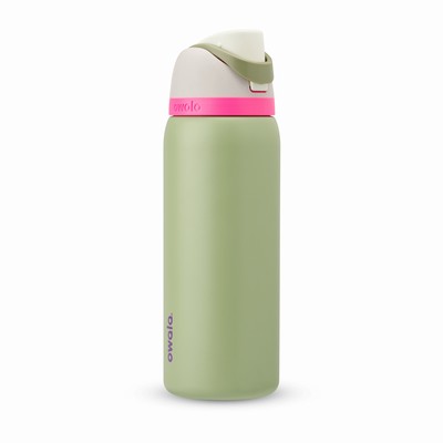 Owala 32oz FreeSip® Water Bottles Green | 7310-RLSPY